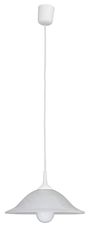 Rabalux ALABASTRO závesné svietidlo max. 1x60W | E27 | IP20 | 31cm - biely alabaster