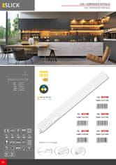 Ecolite Ecolite kuchynské LED svietidlo 18W, CCT, 2160lm, 117cm, biela TL2001-CCT/18W
