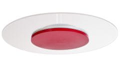 Light Impressions Deko-Light stropné prisadené svietidlo Zaniah 24W, kryt rubínová červená 220-240V AC/50-60Hz 24,00 W 3000 K 2567,93 lm biela 620052