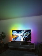 Paulmann PAULMANN EntertainLED USB LED Strip osvetlenie TV 65 Zoll 2,4m 4W 60LEDs/m RGB plus 78881