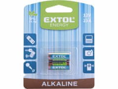 Extol Energy Batéria alkalická 2ks, 12V, typ 23A, EXTOL ENERGY
