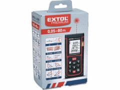 Extol Premium Merač vzdialenosti laserový, 0,05-80m, 0,05-80m, EXTOL PREMIUM