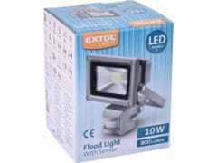 Extol Light Svietidlo LED s pohybovým senzorom, 10W, 800lumenov/100cd, EXTOL LIGHT