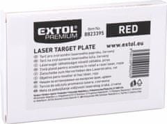 Extol Premium Terčík k laserovej vodováhe plastový, červený, EXTOL PREMIUM