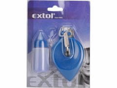 Extol Craft Šnúra značkovacia v hliníkovom puzdre + farba, šnúra 30m, EXTOL CRAFT