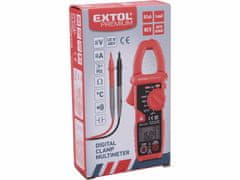 Extol Premium Multimeter kliešťový s automatickou voľbou rozsahov, True RMS, EXTOL PREMIUM