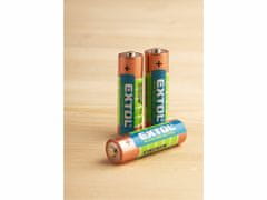 Extol Energy Batéria alkalická 4ks, 1,5V, typ AAA, EXTOL ENERGY
