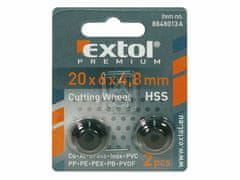 Extol Premium Rezacie koliesko 2ks, 20x6mm pre 8848015, EXTOL PREMIUM