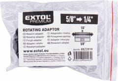 Extol Premium Adaptér rotačný 5/8" na 1/4" s nastavením horizontálnej polohy, EXTOL PREMIUM