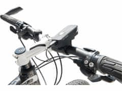 Extol Light Svietidlo na bicykel, 350lm, 1,2Ah Li-Po, IPX4, microUSB nabíjanie, klaksón
