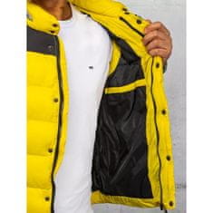 Dstreet Pánska vesta s kapucňou CRISS žltá tx4321 L