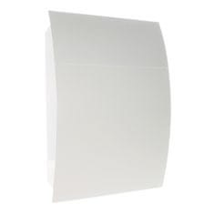 Rottner Harrow poštová schránka biela | Cylindrický zámok | 32 x 44.5 x 10.5 cm