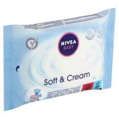 Nivea Baby Soft & Cream Obrúsky, 20 ks