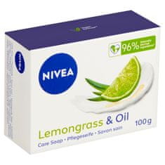 Nivea Lemongrass & Oil Ošetrujúce krémové mydlo, 100 g