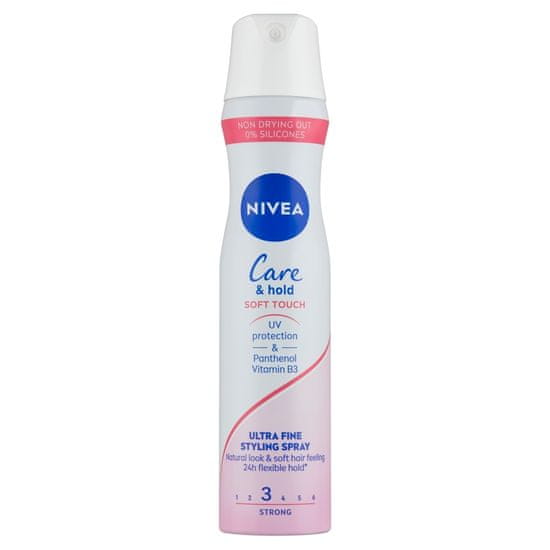 Nivea Care & Hold Soft Touch Lak na vlasy, 250 ml