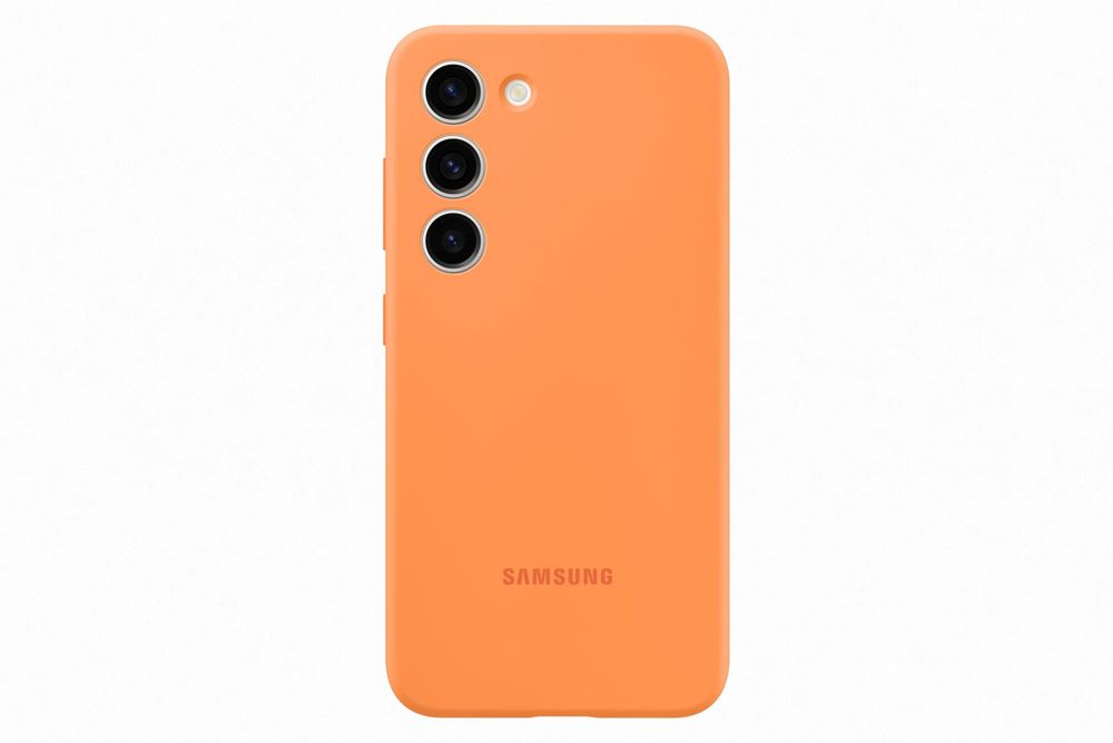 SAMSUNG Silicone Case Galaxy S23 EF-PS911TOEGWW, oranžová