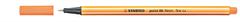 Stabilo Liner "Point 88", neónovo oranžová, 0,4mm, 88/054