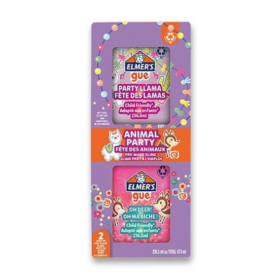 Elmer's Súprava ELMER´S Animal Party Gue 236,5 ml, 2 ks