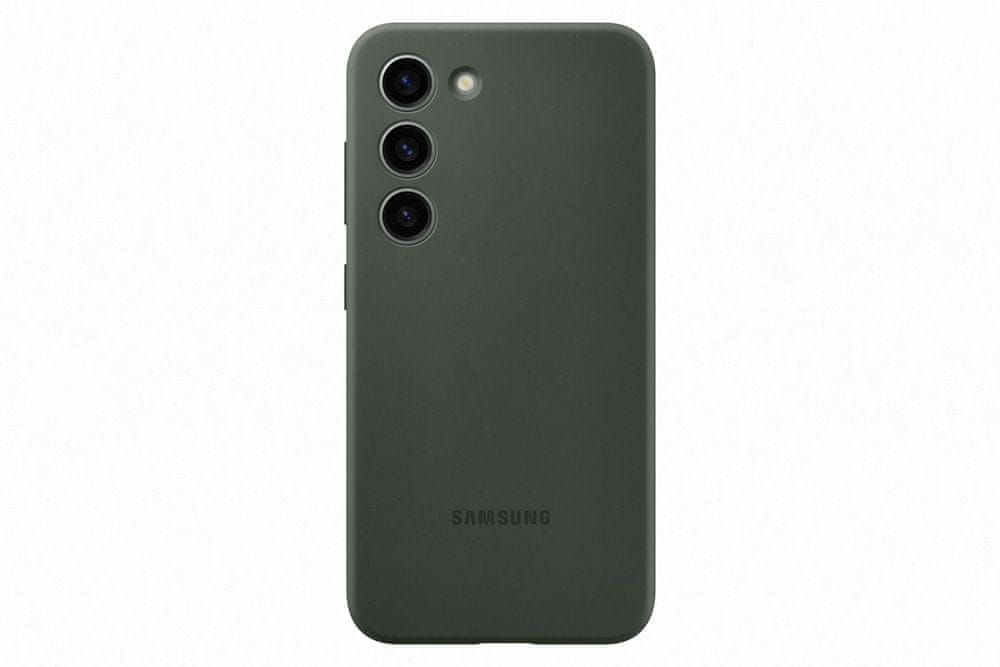 SAMSUNG Silicone Case Galaxy S23+, Kaki EF-PS916TGEGWW - rozbalené