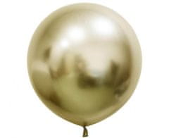 GoDan Guľatý balón zlatý saténový 60cm 2ks