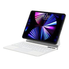 shumee Klávesnica a touchpad pre iPad Pro 12,9'' + magnetické puzdro Brilliance - biele