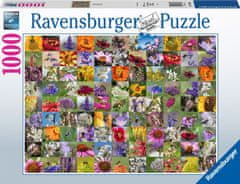 Ravensburger Puzzle Včely na kvetoch 1000 dielikov