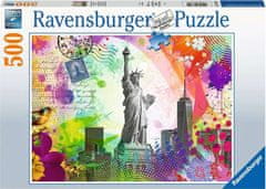 Ravensburger Puzzle Pohľadnica z New Yorku 500 dielikov