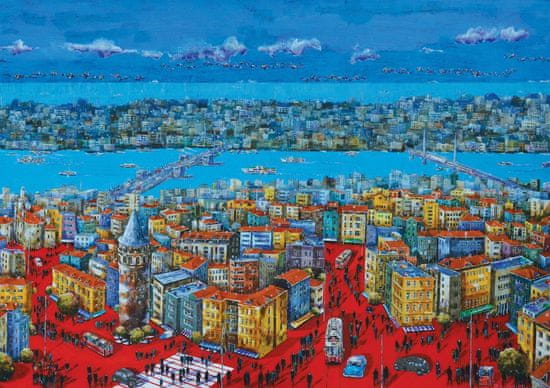 Art puzzle Puzzle Príbeh Istanbulu 1000 dielikov