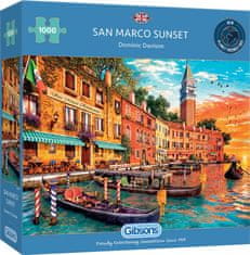 Gibsons Puzzle Západ slnka v San Marco 1000 dielikov