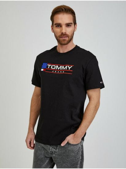 Tommy Jeans Tričká s krátkym rukávom pre mužov Tommy Jeans - čierna