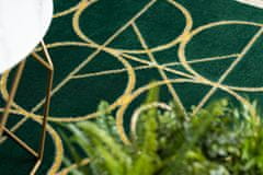 Dywany Łuszczów Kusový koberec Emerald 1010 green and gold 80x150