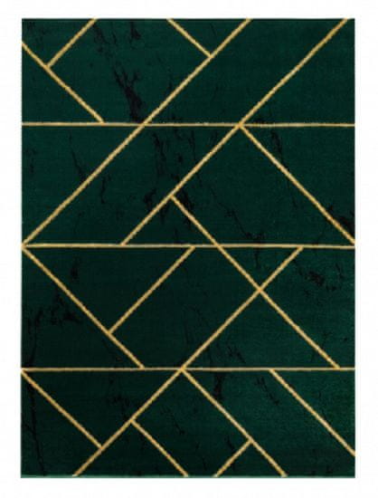 Dywany Łuszczów AKCIA: 120x170 cm Kusový koberec Emerald geometric 1012 green and gold