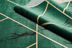 Dywany Łuszczów Kusový koberec Emerald geometric 1012 green and gold 80x150
