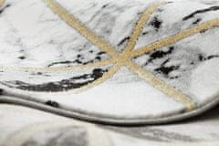 Dywany Łuszczów Kusový koberec Emerald 1020 black and gold 80x150