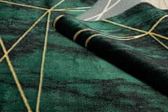 Dywany Łuszczów Kusový koberec Emerald 1022 green and gold 80x150