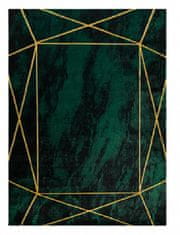 Dywany Łuszczów Kusový koberec Emerald 1022 green and gold 80x150