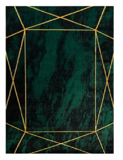 Dywany Łuszczów Kusový koberec Emerald 1022 green and gold