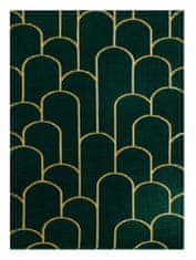 Dywany Łuszczów Kusový koberec Emerald 1021 green and gold 80x150