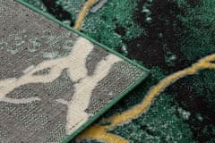 Dywany Łuszczów Kusový koberec Emerald 1018 green and gold 80x150