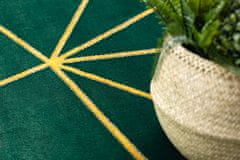 Dywany Łuszczów Kusový koberec Emerald 1013 green and gold kruh 120x120 (priemer) kruh