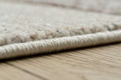 Dywany Lusczów Kusový koberec FEEL Waves béžový, velikost 240x330