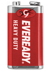 Energizer Eveready 9 V zinkochloridová batéria - 12 ks