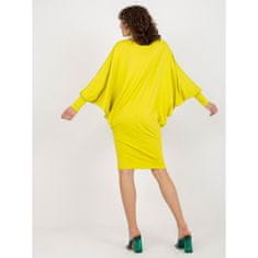 FANCY Dámske šaty BATWING limetkovo zelené FA-SK-0238.28P_394034 Univerzálne