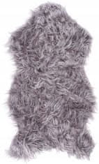 Koopman Mäkký koberec sivý dekoratívny prehoz 90 x 50 cm