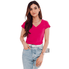Edoti Dámske jednofarebné tričko KATY ružové MDN17365 L