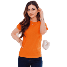 Edoti Dámske jednofarebné tričko PEONY orange MDN17403 XXL