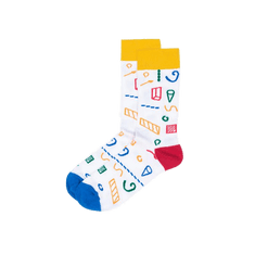 OMBRE Pánske ponožky ANNIS biele MDN116090 43-46