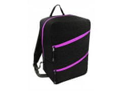 TopKing Cestovný batoh RYANAIR 40 x 20 x 25 cm, čierna/ružová