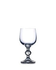 Crystalex Bohemia Crystal poháre na víno Claudia 190ml (set po 6ks)