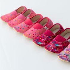 Copa cop Dievčenské textilné papuče - Ružové, 34
